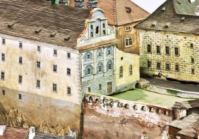 Unikátní keramický model Českého Krumlova