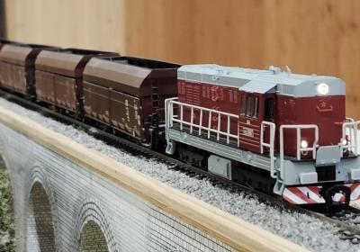Slezští železniční modeláři na hradě ve Slezské Ostravě