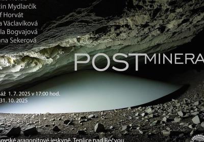 Sochařská výstava Postmineral ve Zbrašovských jeskyních