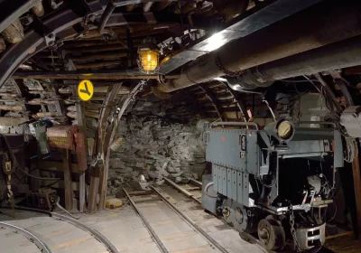 Rudný a uhelný důl v Národním technickém muzeu