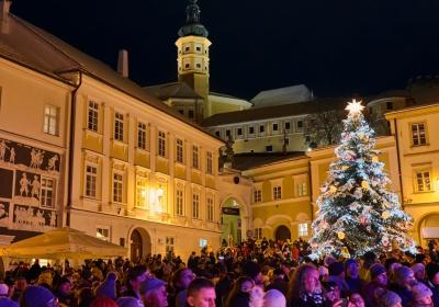 Rozsvícení vánočního stromu v Mikulově